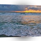 Water Sunset Shores A1 XLarge Canvas