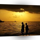 Water Walking At Dusk A1 XLarge Canvas