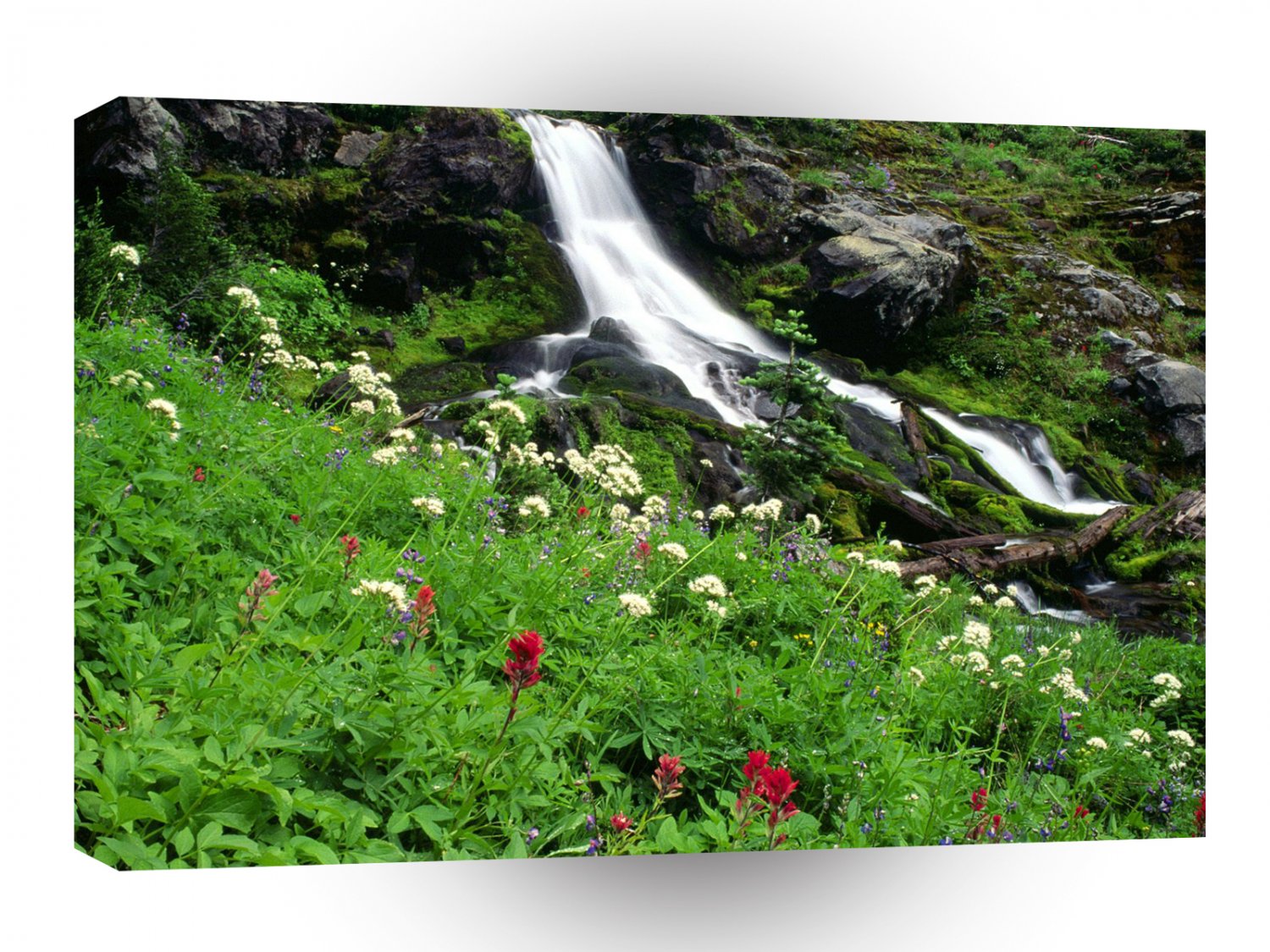 Waterfall Cool Mount Adams A1 XLarge Canvas
