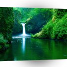 Waterfall Eagle Wilderness Area Columbia A1 XLarge Canvas