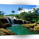 Waterfall El Nichosierra De Trinidad Cuba A1 XLarge Canvas