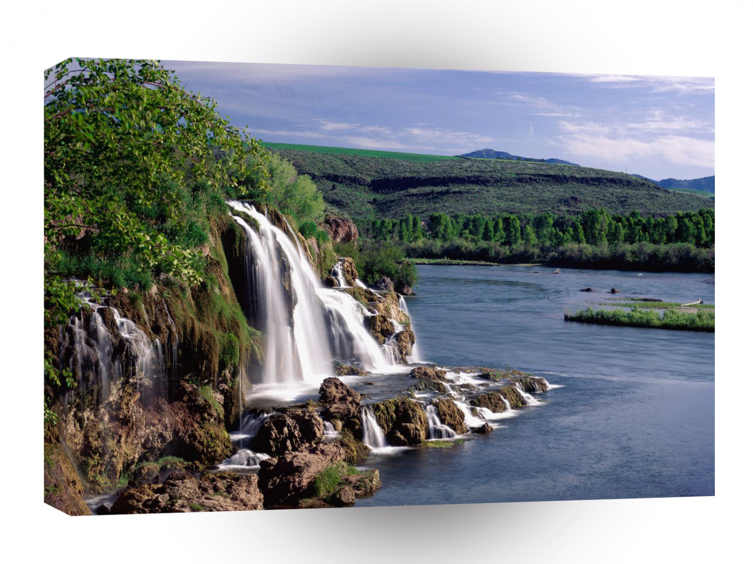 Waterfall Fall Falls Snake Idaho A1 XLarge Canvas