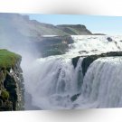 Waterfall Golden Iceland A1 XLarge Canvas