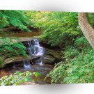Waterfall In Starved Rock State Park Illinois A1 XLarge Canvas