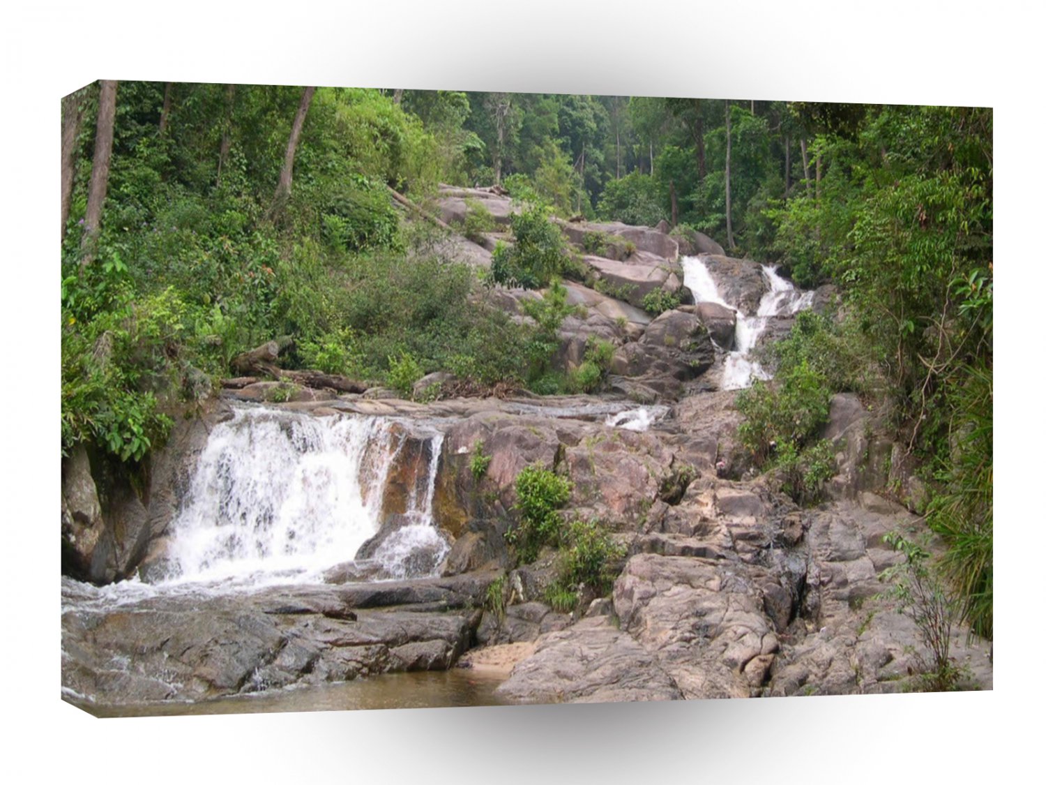 Waterfall Jungle Falls A1 XLarge Canvas