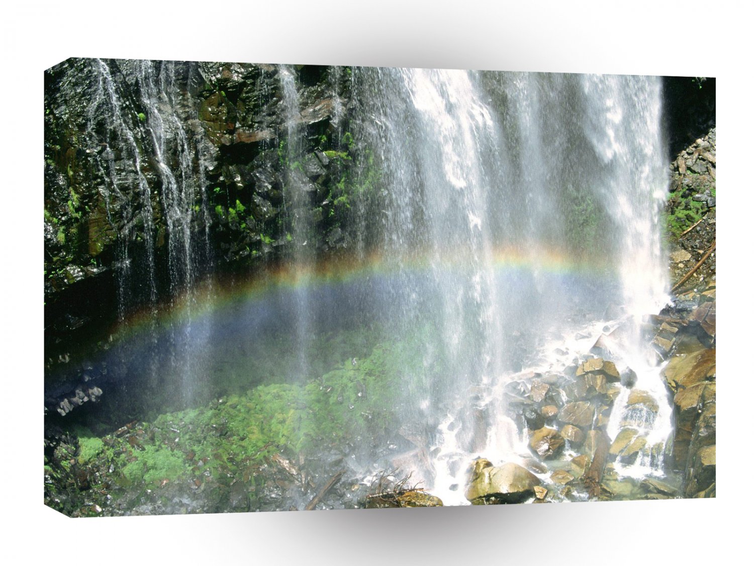 Waterfall Mount Rainier Park A1 XLarge Canvas