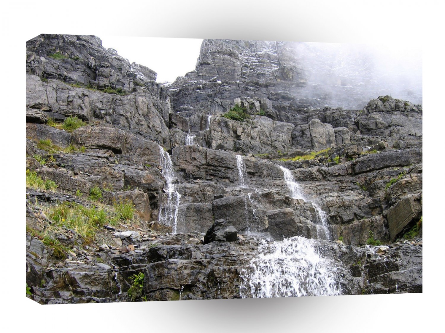 Waterfall Rocky Tops Fall A1 XLarge Canvas