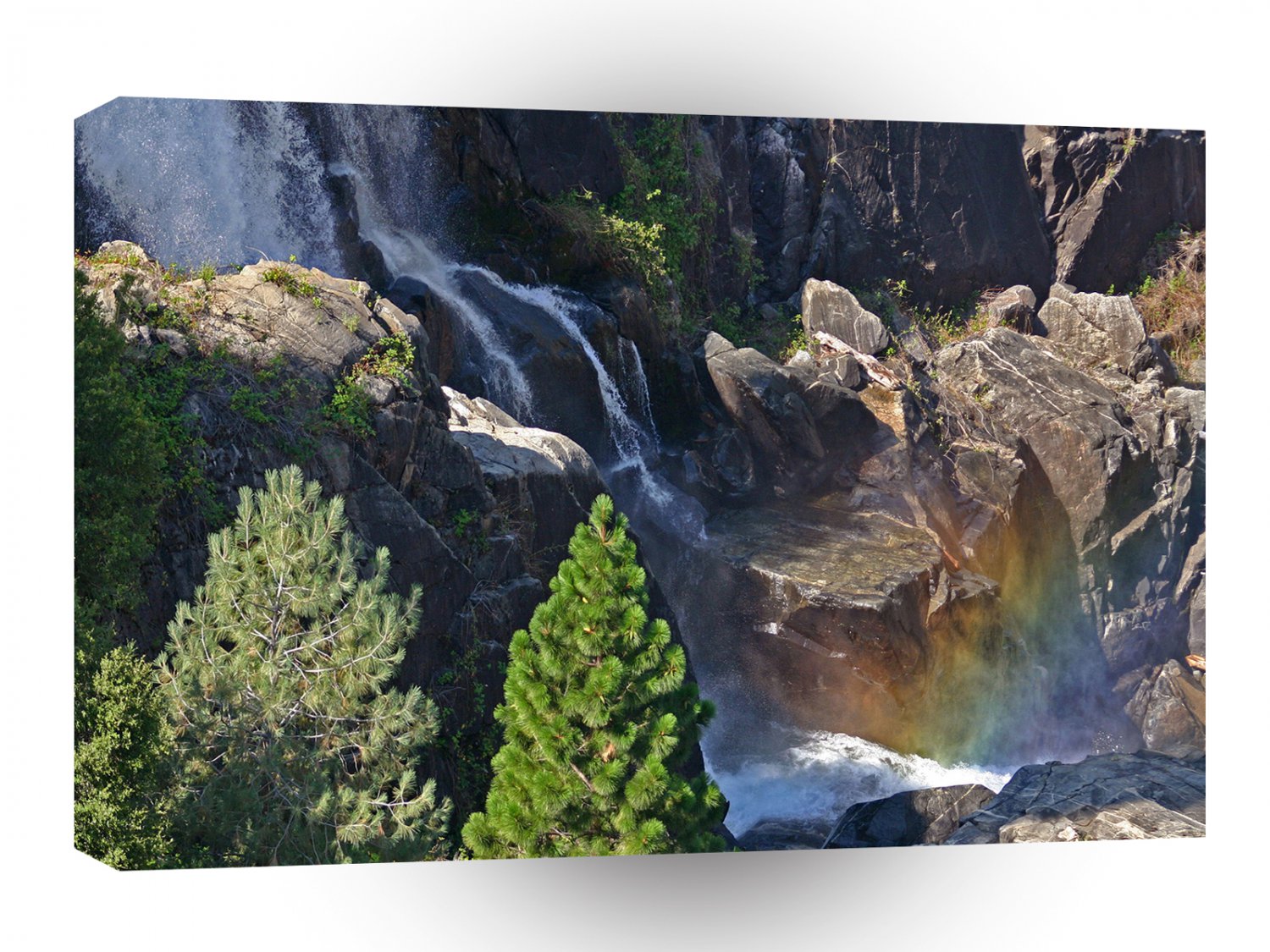 Waterfall Stream Rainbow Falls A1 XLarge Canvas