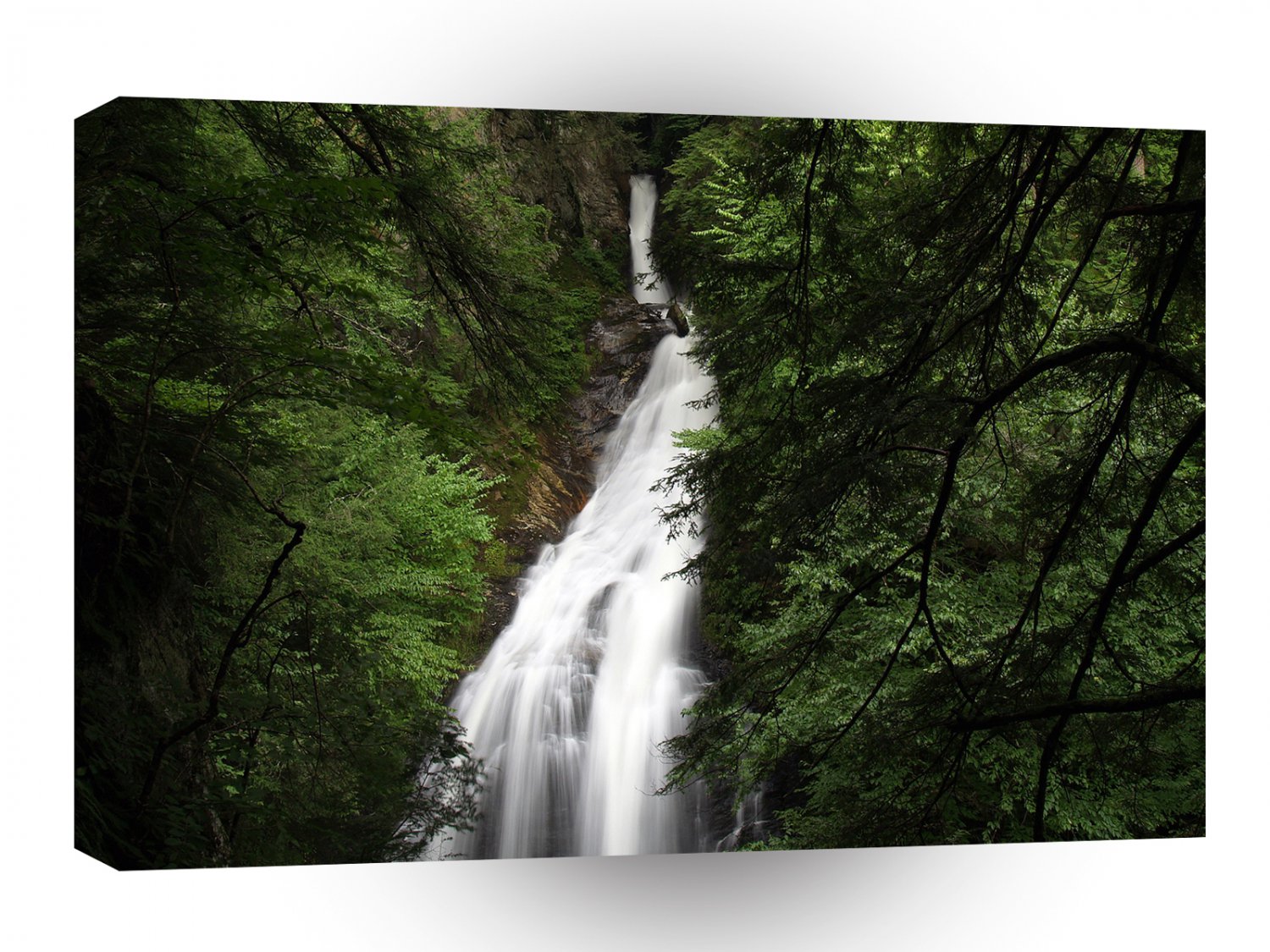 Waterfall White Flowing Torrent A1 XLarge Canvas
