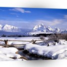 Winter Grand Tetons In Wyoming A1 XLarge Canvas