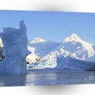 Winter Icebergs Portage Glacier A1 XLarge Canvas