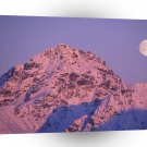 Winter Moonrise Alpenglow Hatcher Pass A1 XLarge Canvas