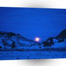 Winter Moonset Castle Trail Badlands Dakota A1 XLarge Canvas
