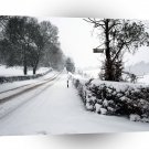 Winter Scene Cold Country Road A1 XLarge Canvas