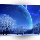 Winter Scene Cold Ice Planet A1 XLarge Canvas