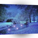 Winter Scene Frosty Purple Wilderness A1 XLarge Canvas