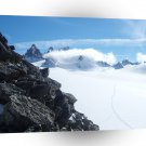 Winter Scene Trails Top Of The World A1 XLarge Canvas