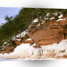 Winter Squaw Bay Sea Caves Wisconsin A1 XLarge Canvas