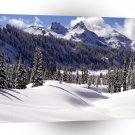Winter Tatoosh Range Mount Rainier A1 XLarge Canvas