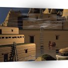 3d Art Indian Village A1 Xlarge Canvas