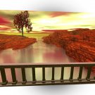 3d Art Morning Walk A1 Xlarge Canvas