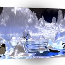 3d Art Penguin Holiday A1 Xlarge Canvas