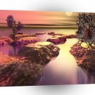 3d Art Shoreline Delight A1 Xlarge Canvas
