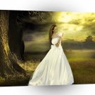 Abstract Angel Beautiful Bride A1 Xlarge Canvas