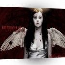 Abstract Angel Dead White A1 Xlarge Canvas