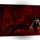 Abstract Angel Gory Sad A1 Xlarge Canvas