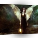 Abstract Angel Safe From Dark A1 Xlarge Canvas