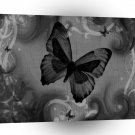 Abstract Animal Black Butterfly A1 Xlarge Canvas