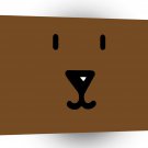 Abstract Animal Flat Bear A1 Xlarge Canvas