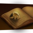 Abstract Animals Ant Eater Letter Dinner A1 Xlarge Canvas