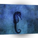 Abstract Animals Blue Sad Seadragon A1 Xlarge Canvas