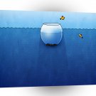 Abstract Animals Goldfish Escape Their Bowl A1 Xlarge Canvas