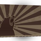 Abstract Animals Grizzly Bear Shouting A1 Xlarge Canvas