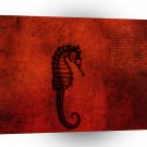 Abstract Animals Red Sea Dragon A1 Xlarge Canvas