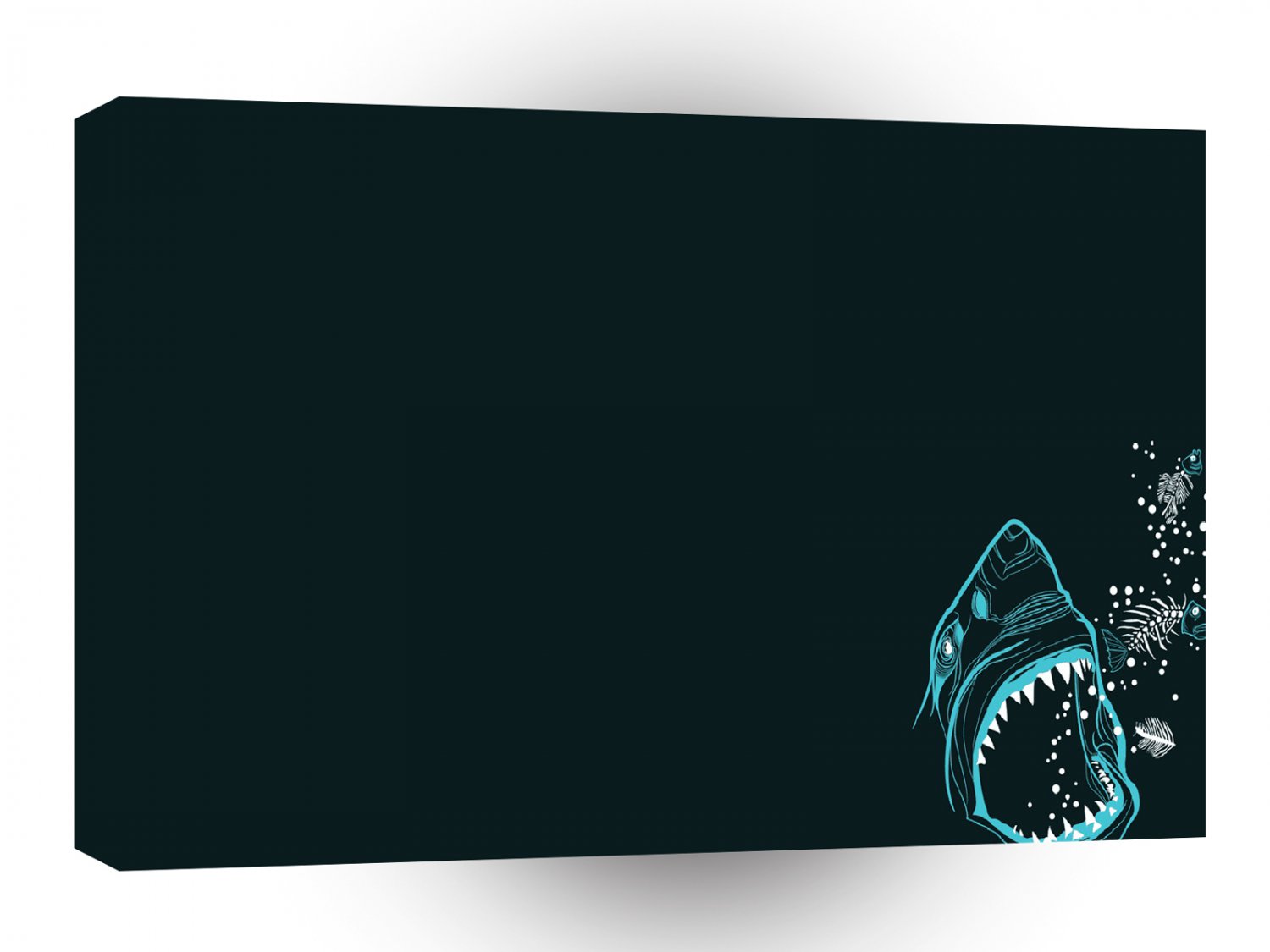 Abstract Animals Shark Burp A1 Xlarge Canvas