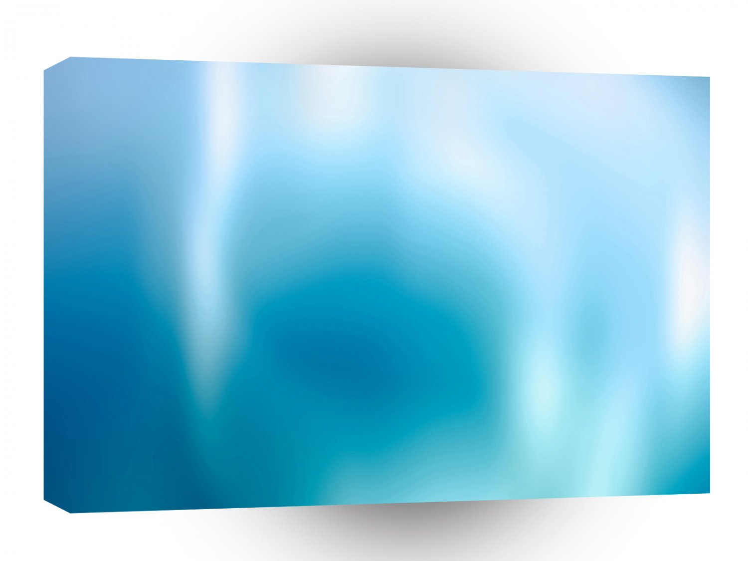 Abstract Aqua Dance A1 Xlarge Canvas