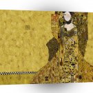 Abstract Art Distored Adele Bloch Bauer A1 Xlarge Canvas