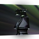 Abstract Black Knight A1 Xlarge Canvas