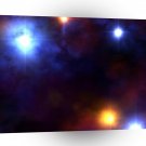 Abstract Bright Origins Omega Stars A1 Xlarge Canvas