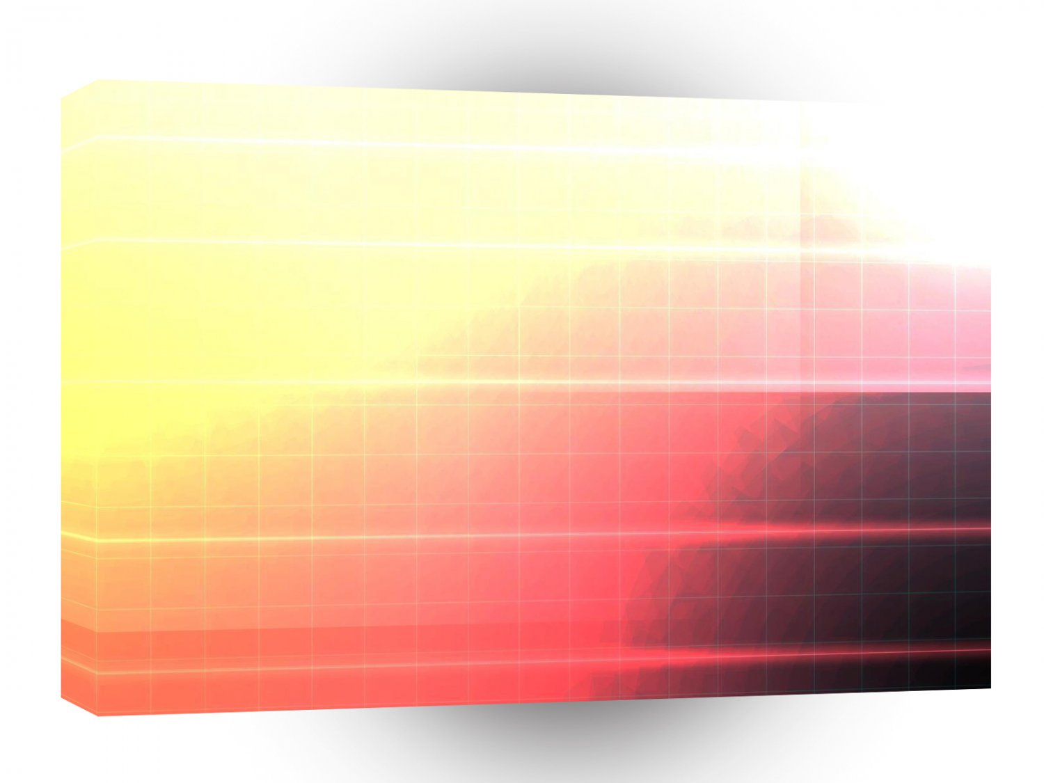 Abstract Bright Speed Pink Stripes A1 Xlarge Canvas