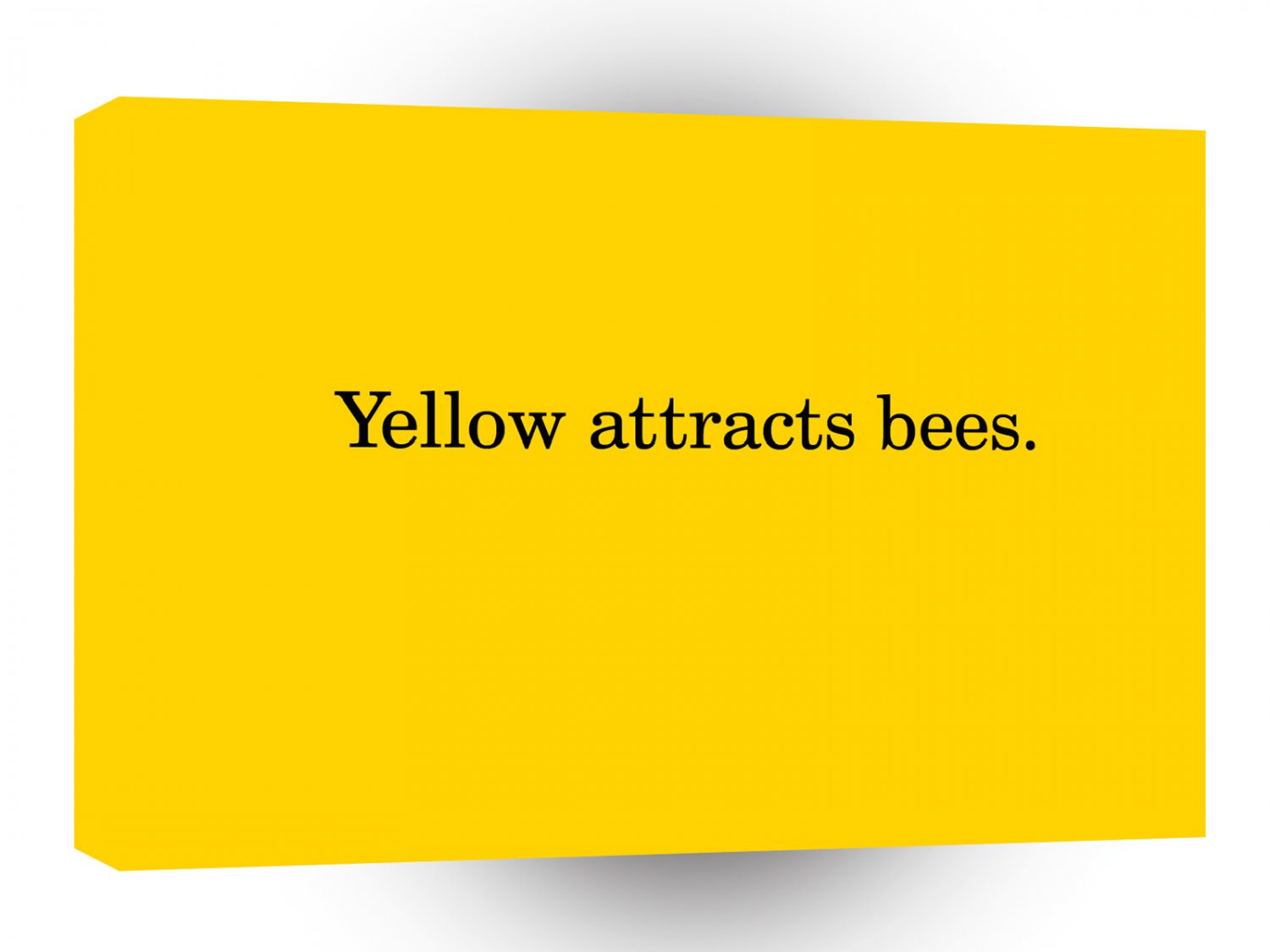 Abstract Bright Yellow Attracts Bees A1 Xlarge Canvas