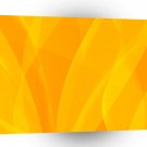 Abstract Bright Yellow Flames Hope A1 Xlarge Canvas