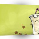 Abstract Cartoon Chocolate Milkshake A1 Xlarge Canvas