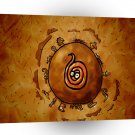 Abstract Cartoon Creature Comforts A1 Xlarge Canvas