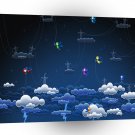 Abstract Cartoon Fairy Power The World A1 Xlarge Canvas