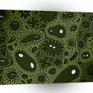 Abstract Cartoon Microbes And Bacteria A1 Xlarge Canvas